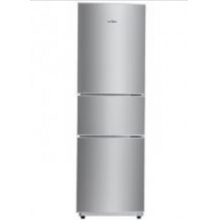 美的(Midea)206升 时尚三门三温冰箱 日耗电0.49度 HIPS环保内胆 闪白银 BCD-206TM(E)