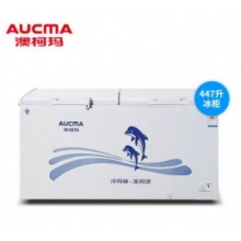 澳柯玛（AUCMA）BC/BD-447SH 447升 冰柜家用商用 冷藏冷冻大容量卧式冷柜